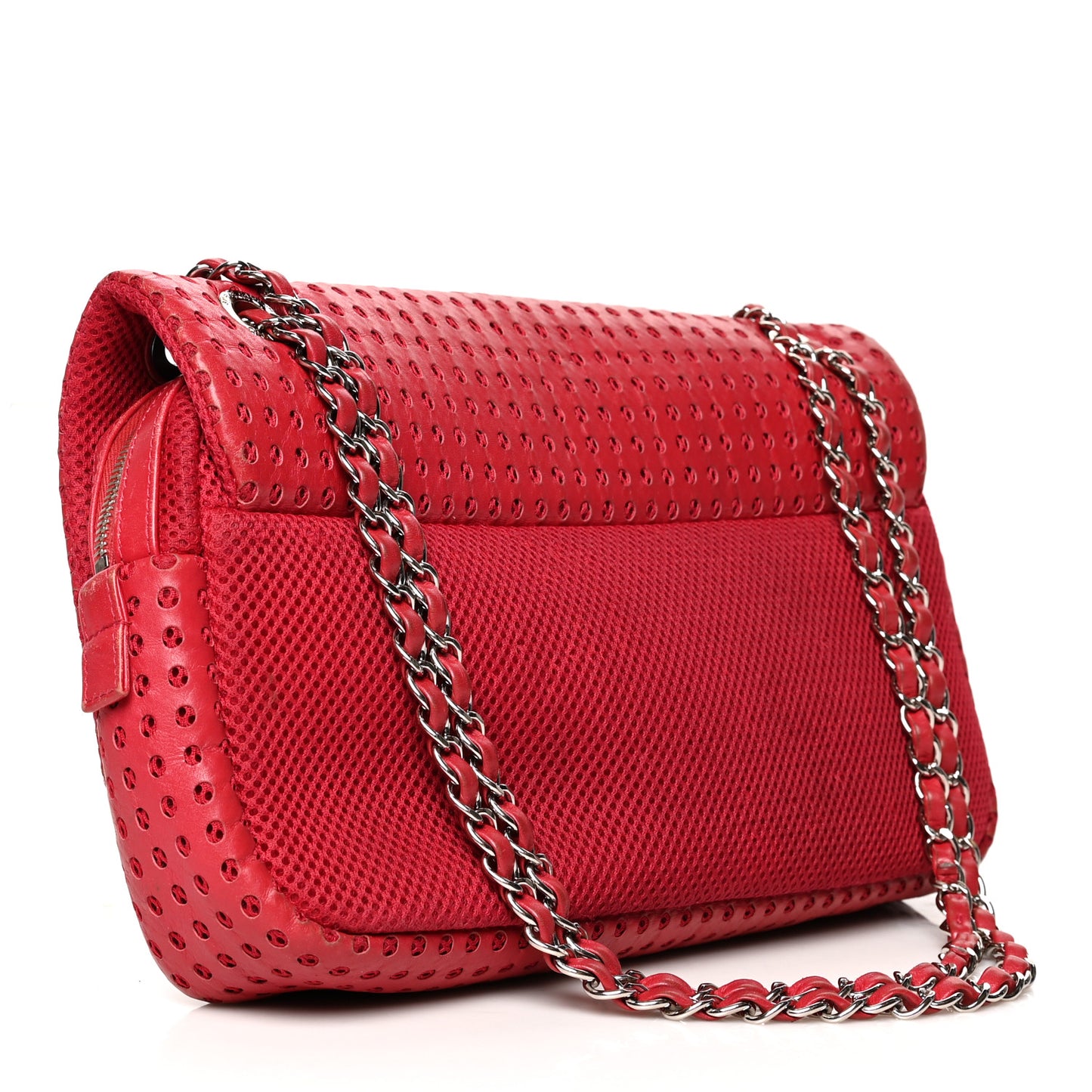 Perforated Lambskin Jumbo Easy Flap