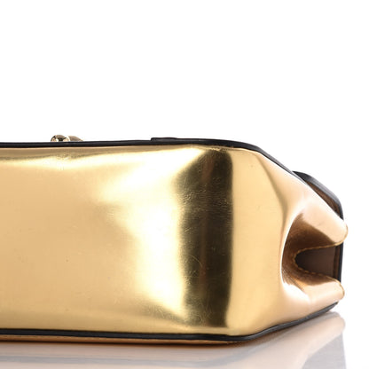 Chloe Metallic Calfskin Small Elsie Shoulder Bag Gold 16 of 16