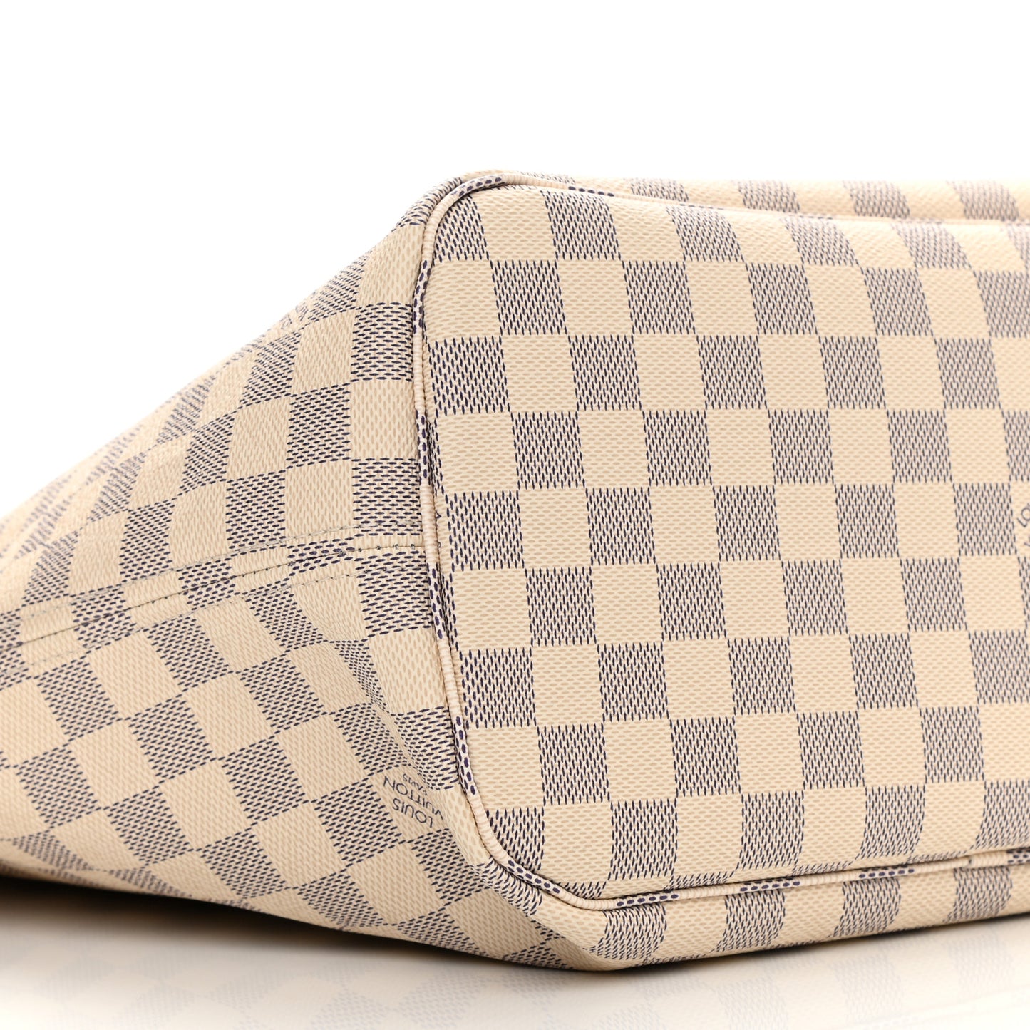 Damier Azur Neo Neverfull MM Rose Ballerine