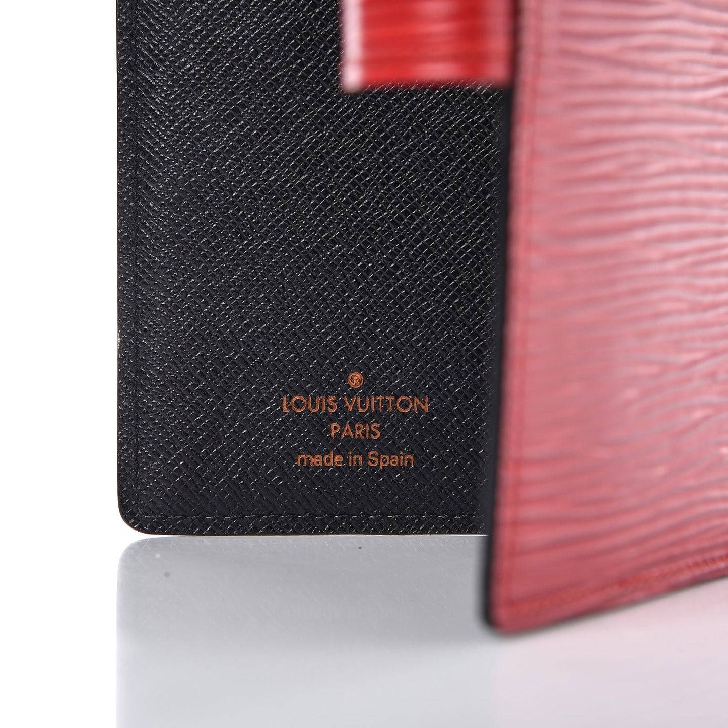 Epi Small Ring Agenda Cover Castillan Red