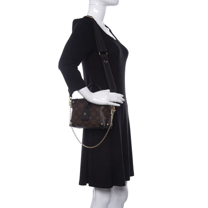 Louis Vuitton Monogram Petite Malle Souple Black 2 of 10