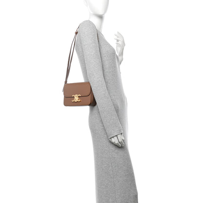 Celine Shiny Calfskin Teen Triomphe Bronze 2 of 11