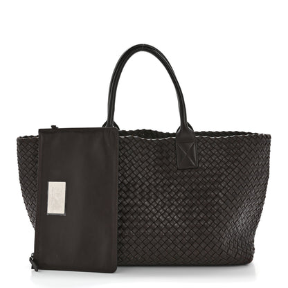 Bottega Veneta Nappa Intrecciato Medium Cabat Ebano 3 of 14