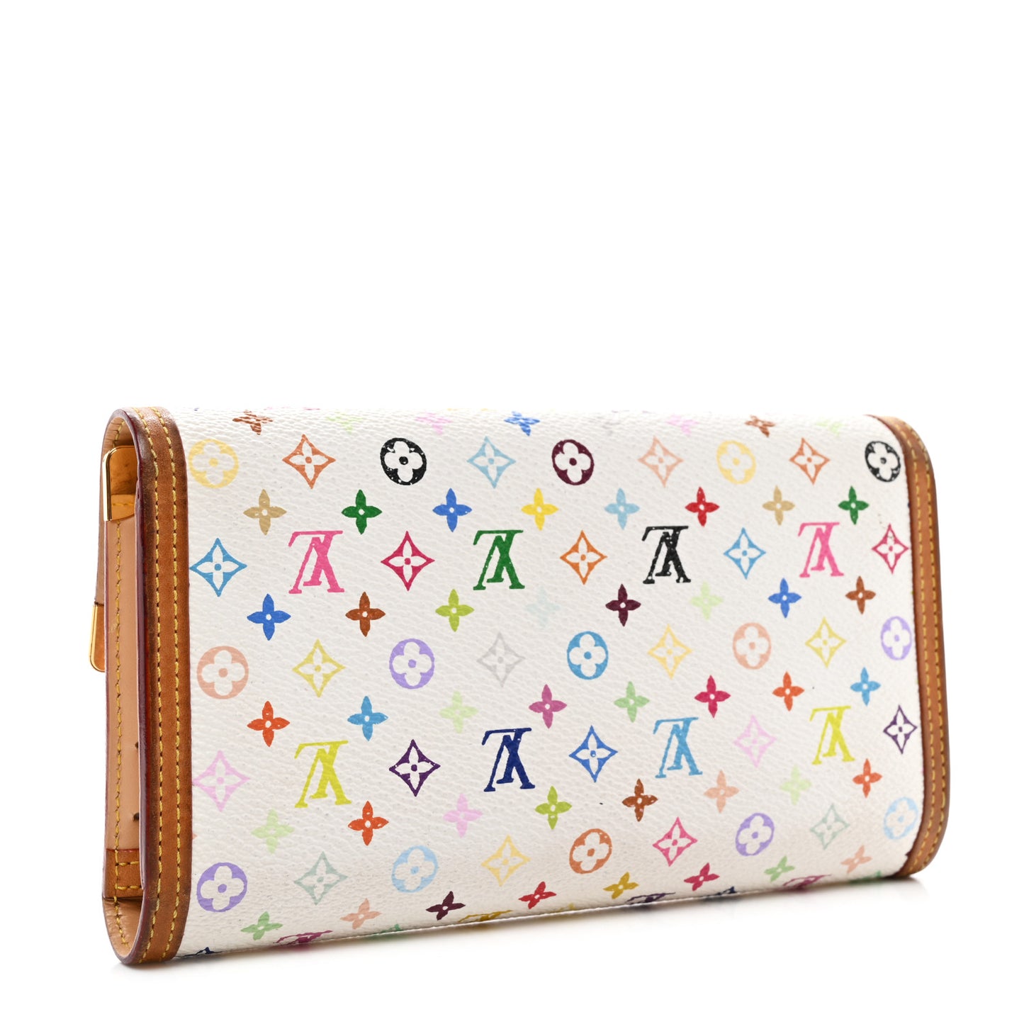 Monogram Multicolor Porte Tresor International Wallet White