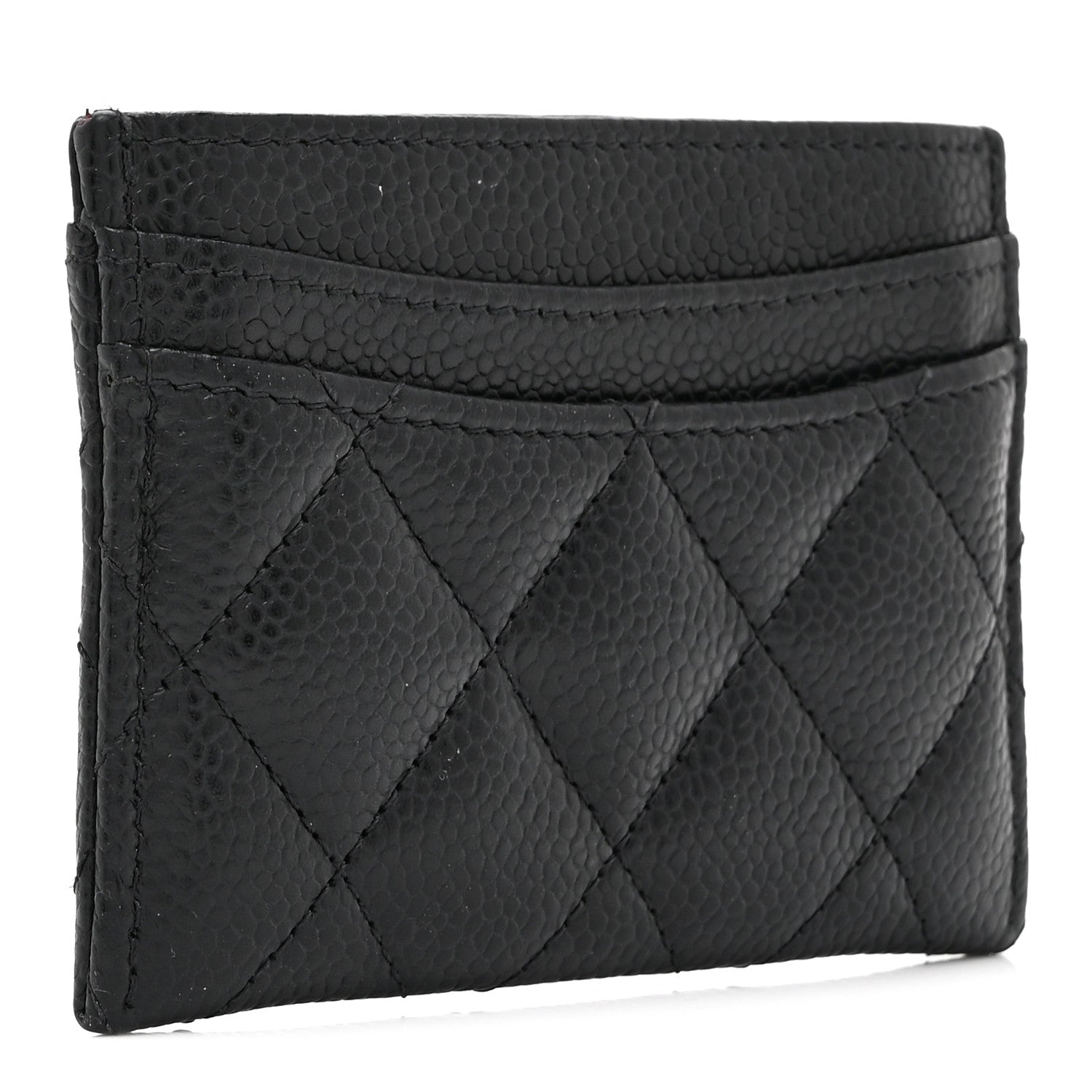Chanel Caviar Quilted Card Holder Black 3 of 8