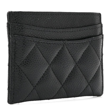 Chanel Caviar Quilted Card Holder Black 3 of 8