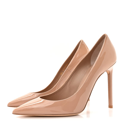 Saint Laurent Patent Anja 105 Pumps 40 Nude 3 of 14