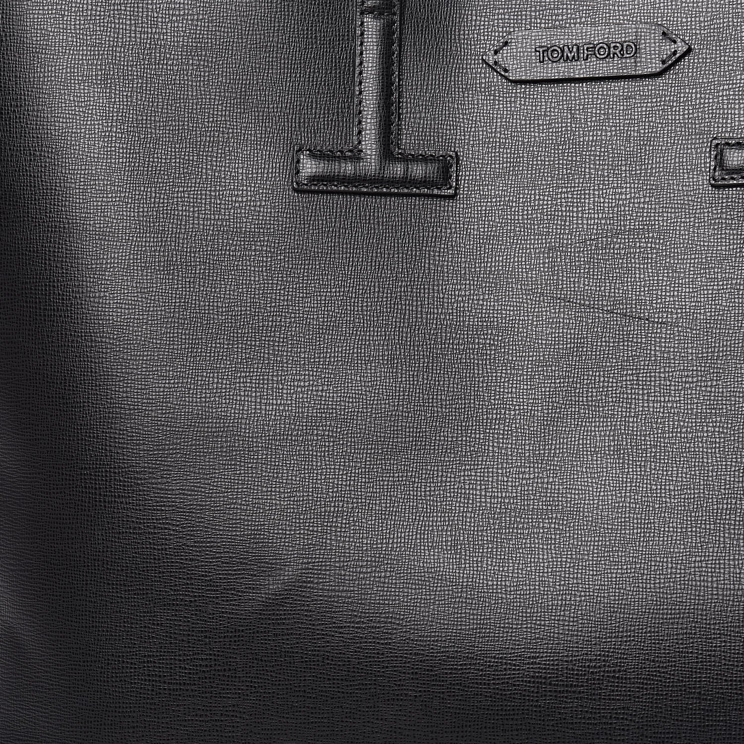 Tom Ford Saffiano Medium T Tote Black 11 of 11