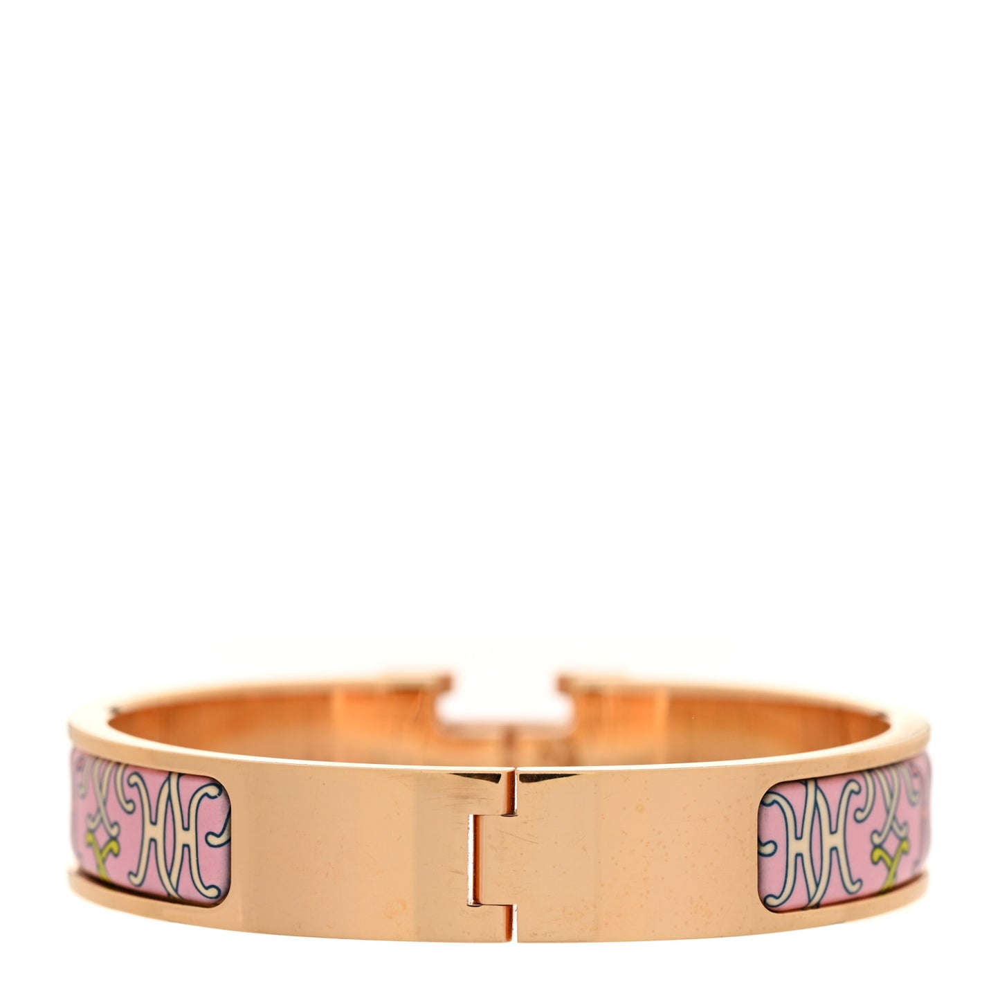 Enamel Narrow Print H Lift Clic Clac H Bracelet PM Patch