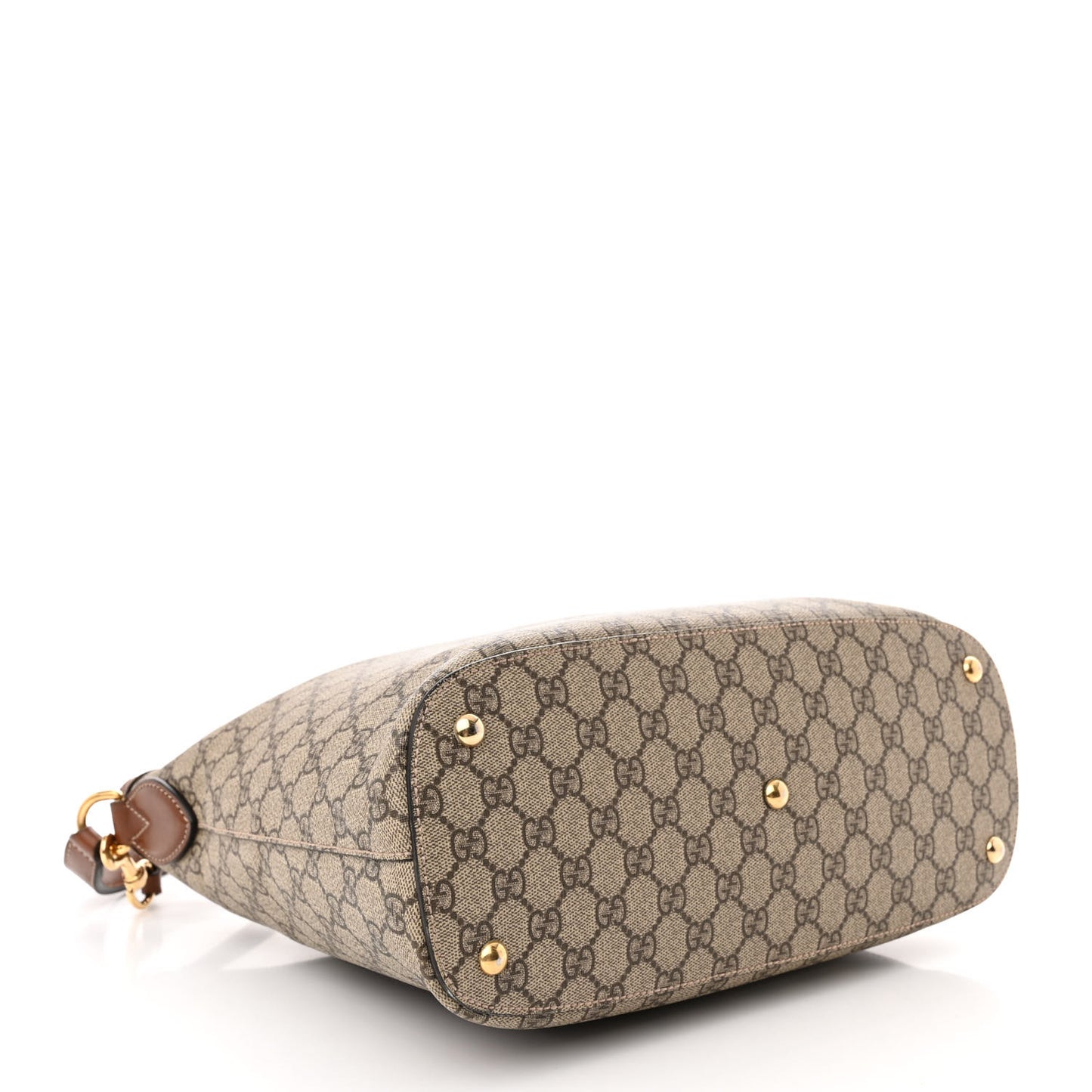 GG Supreme Monogram Linea A Hobo Brown