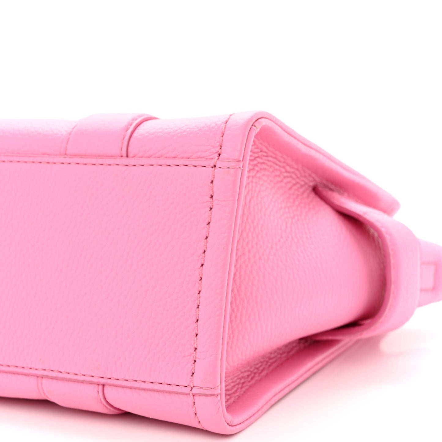 Grained Calfskin Small The Tote Bag Candy Pink