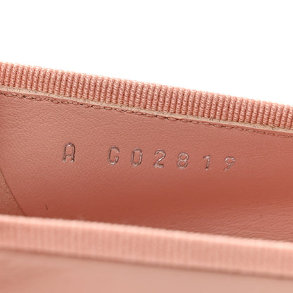 Chanel Lambskin Cap Toe CC Ballerina Flats 37.5 Light Pink Dark Pink 8 of 9