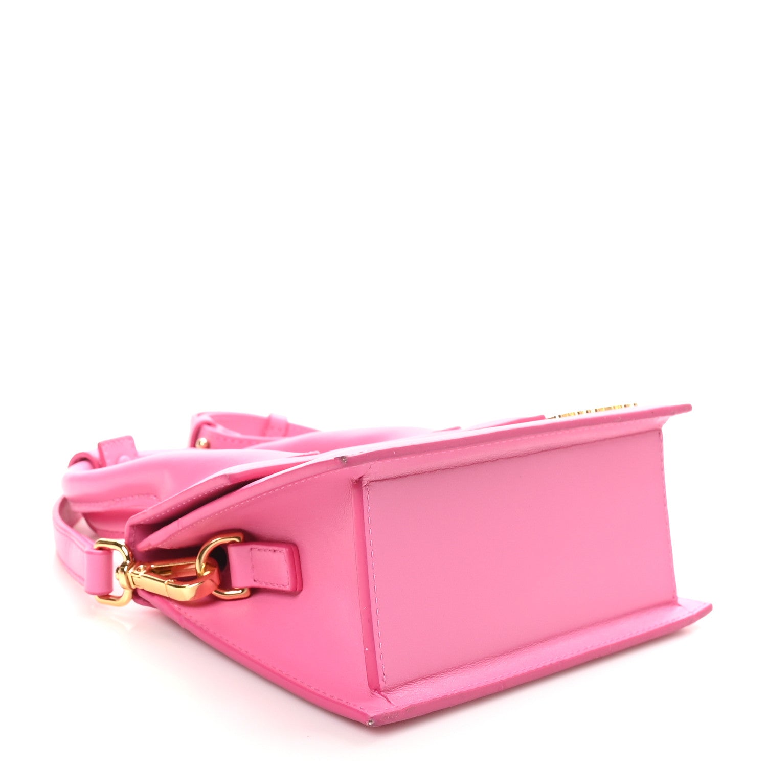 Jacquemus Calfskin Le Chiquito Noeud Dark Pink 4 of 9