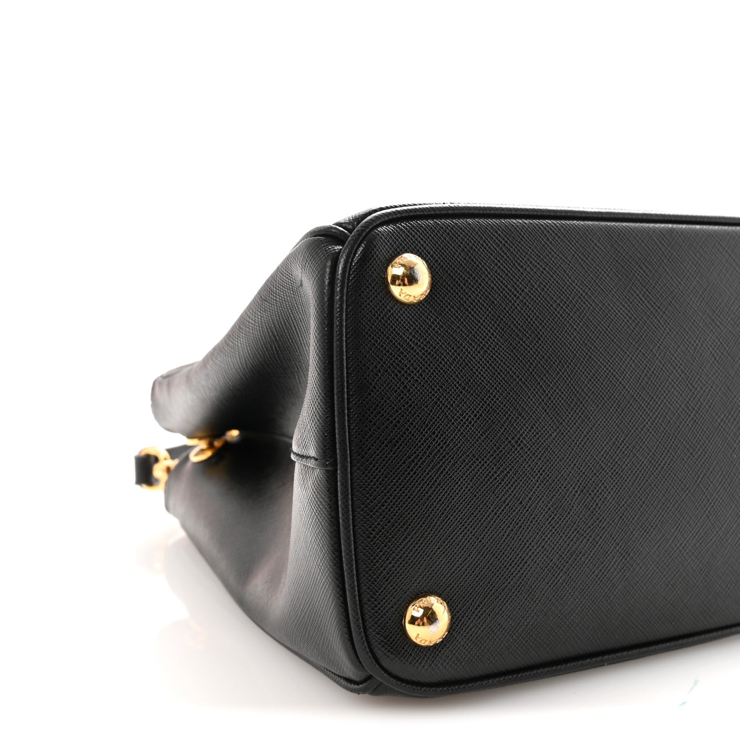 Prada Saffiano Small Galleria Double Zip Tote Black 8 of 9