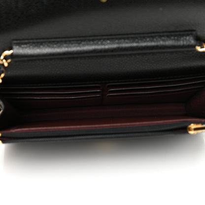 Chanel Caviar Quilted Wallet On Chain WOC Black 5 of 10