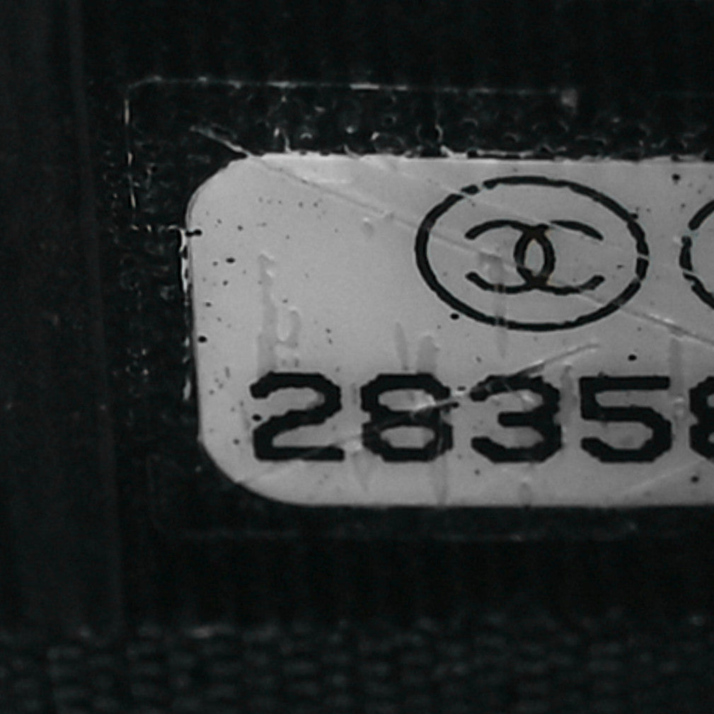 Lambskin Quilted Trendy CC Wallet On Chain WOC Black