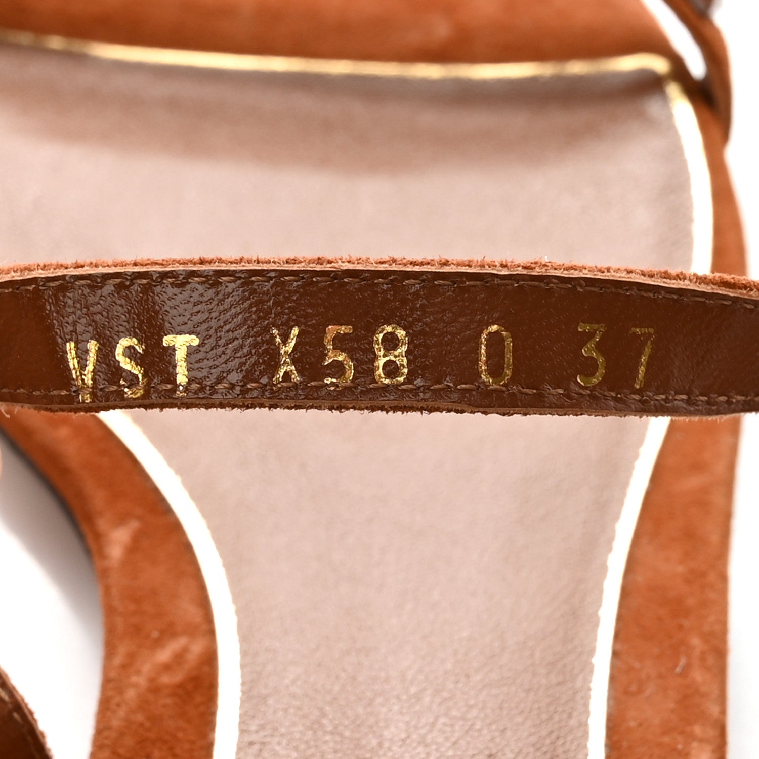 Valentino Garavani Suede Monochrome Rockstud Flair Ankle Wrap Flat Sandals 37 Deep Cuir 8 of 8