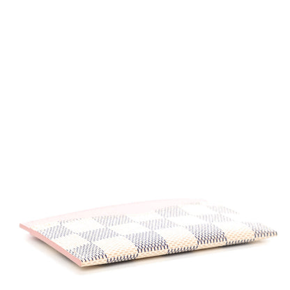 Louis Vuitton Damier Azur Daily Card Holder Rose Ballerine 4 of 7