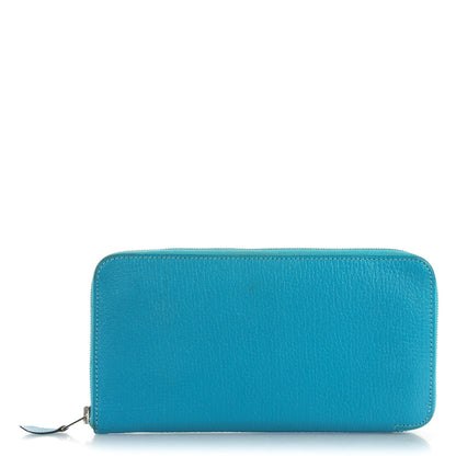 Hermes Chevre Mysore Azap Wallet Turquoise 1 of 7