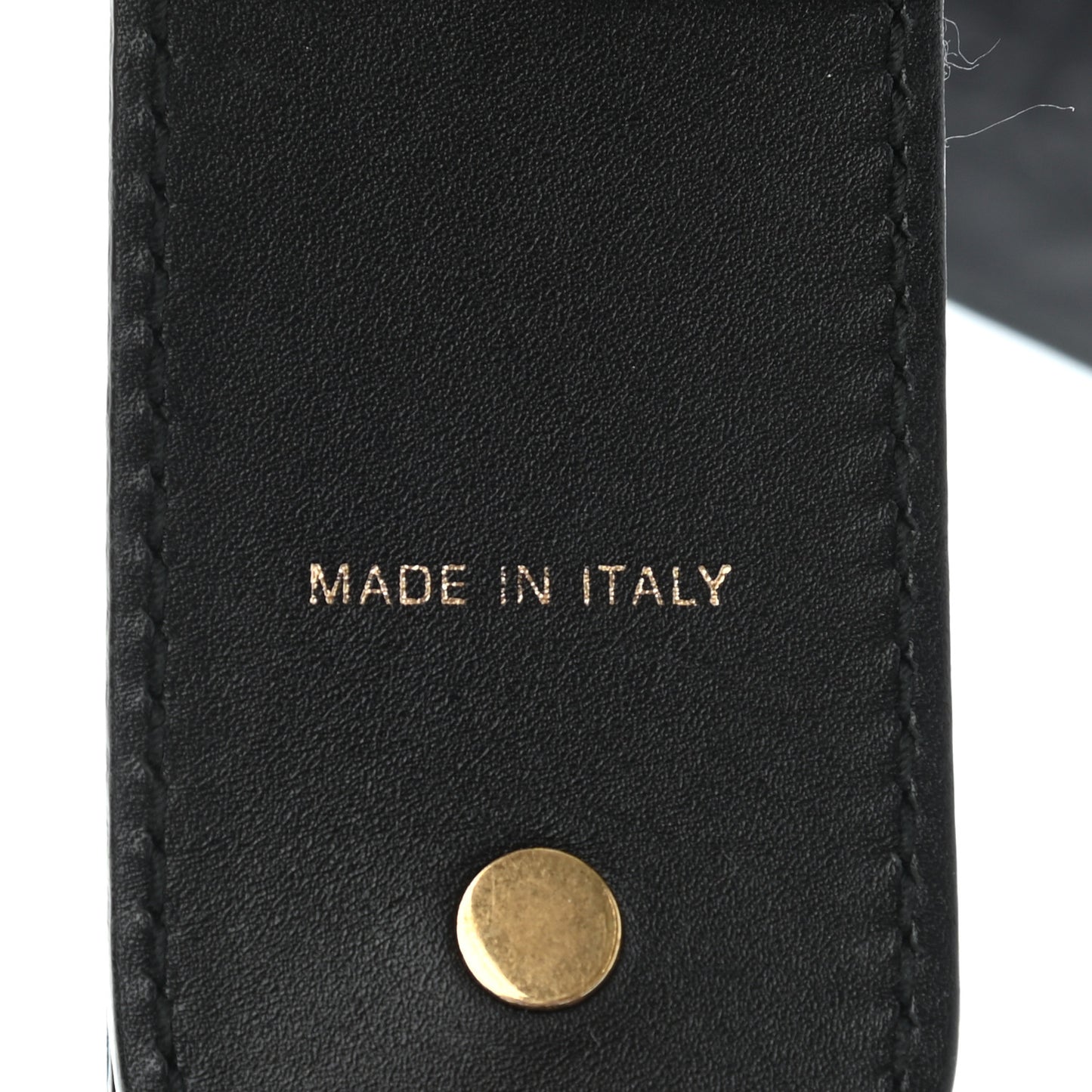 Calfskin J'Adior Shoulder Strap Black