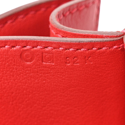 Hermes Swift Crinoline Constance 24 Rouge Casaque 7 of 10