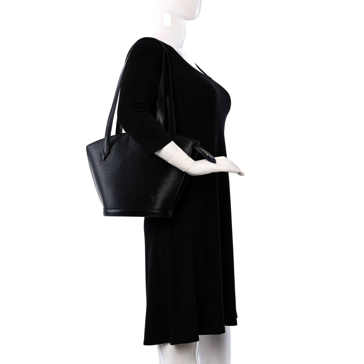 Louis Vuitton Epi Saint Jacques PM Long Straps Black 2 of 10