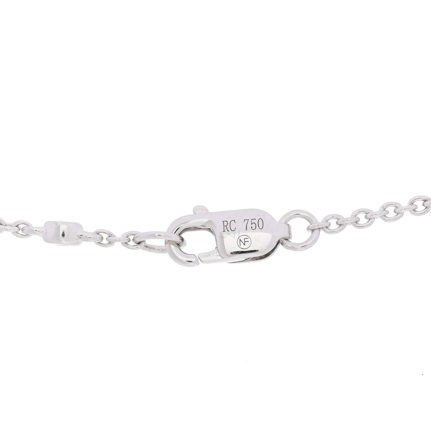 Roberto Coin 18K White Gold Diamond Butterfly Pendant Necklace 3 of 4
