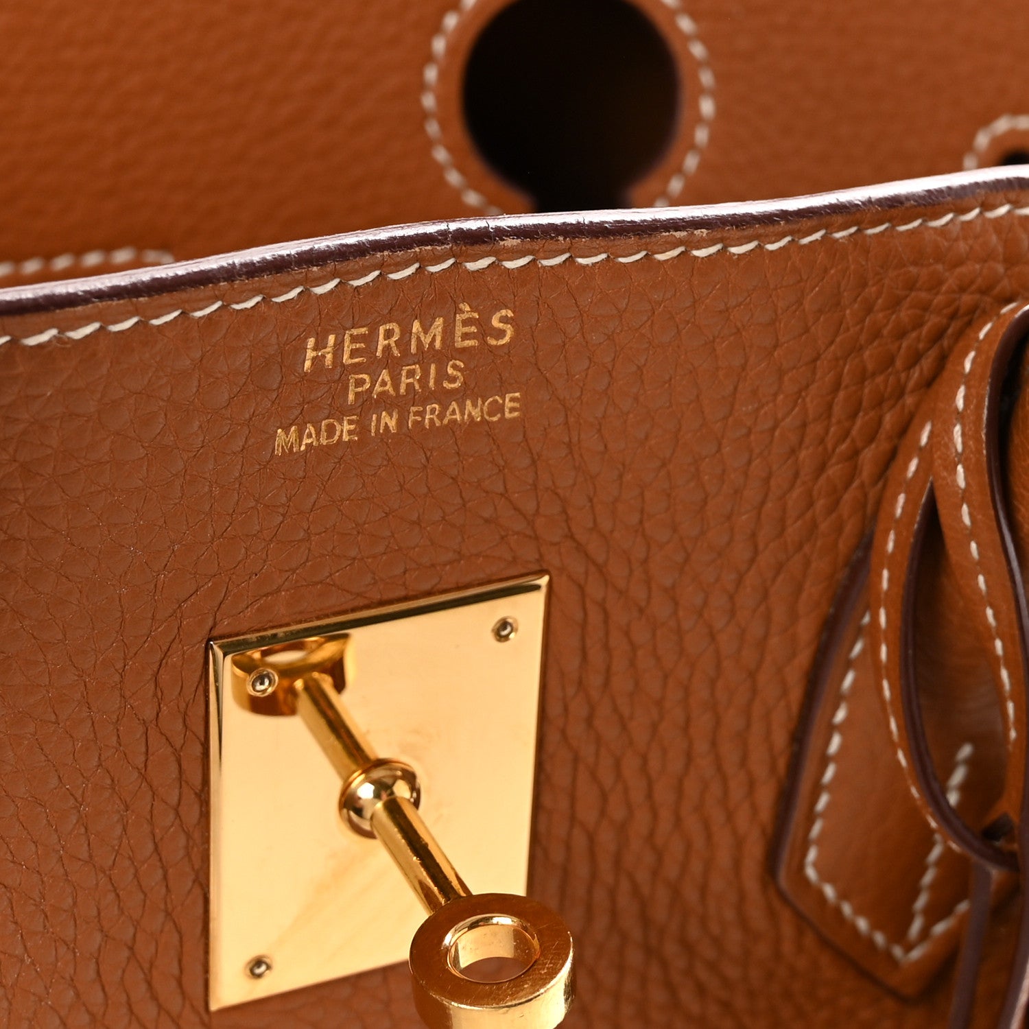 Hermes Taurillon Clemence BIRKIN 35 Gold 6 of 10