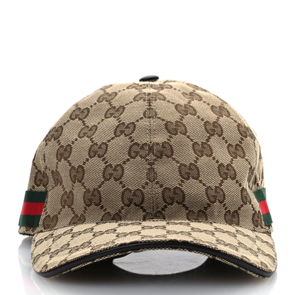 Gucci Monogram Web Baseball Hat M Beige Cocoa 3 of 12