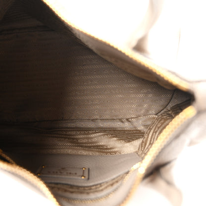 Prada Vitello Daino Shoulder Bag Pomice 5 of 10
