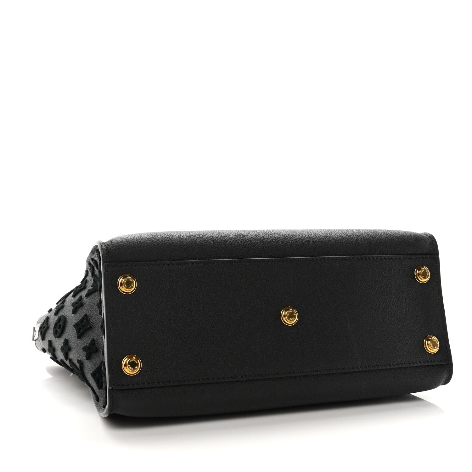 Louis Vuitton Calfskin Monogram Tufting On My Side Black 4 of 10