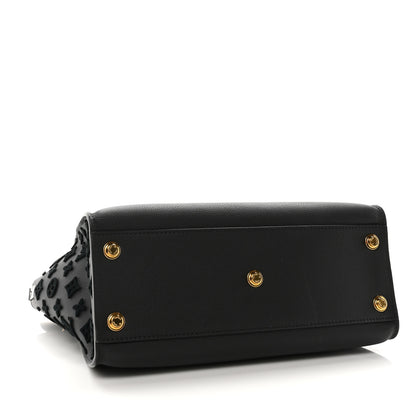 Louis Vuitton Calfskin Monogram Tufting On My Side Black 4 of 10