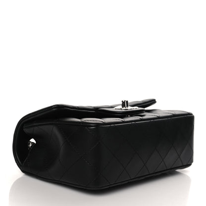 Chanel Lambskin Quilted Mini Rectangular Flap Black 4 of 11
