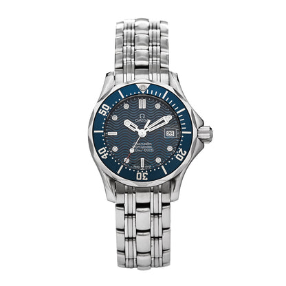 Omega Stainless Steel 28mm Seamaster Diver 300M Automatic Watch Blue 2583.80.00 1 of 4