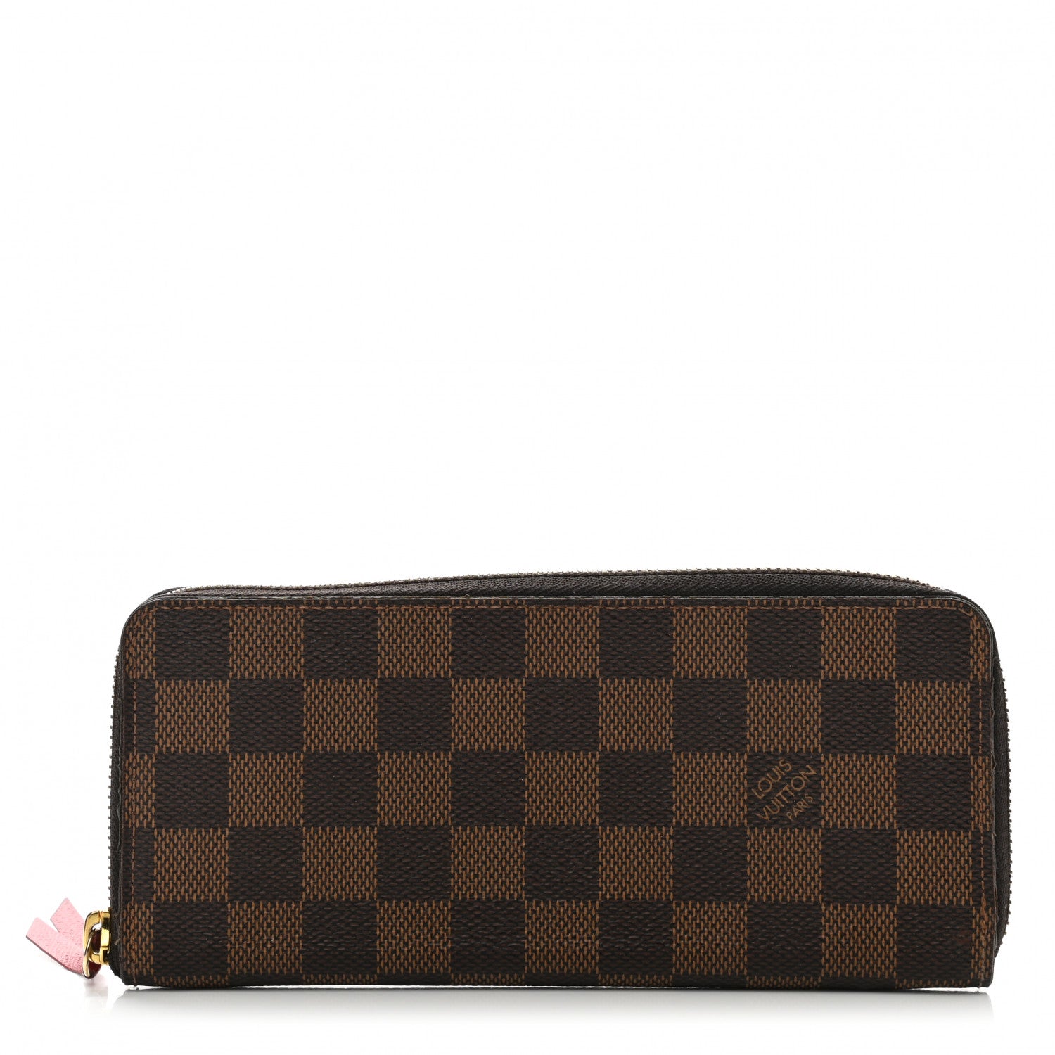 Louis Vuitton Damier Ebene Clemence Wallet Cherry 1 of 8