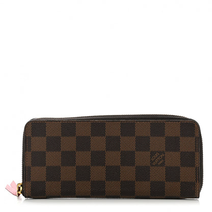 Louis Vuitton Damier Ebene Clemence Wallet Cherry 1 of 8