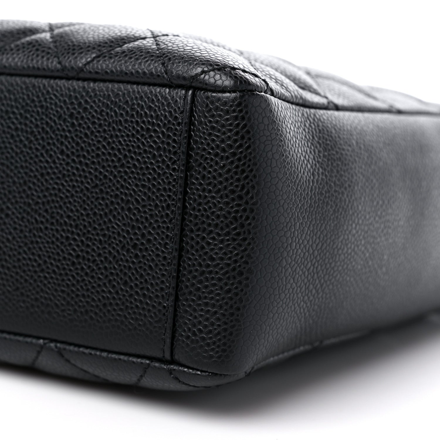 Chanel Caviar Quilted Petit Shopping Tote PST Black 9 of 11