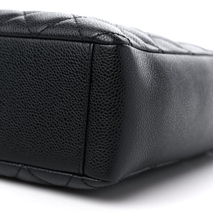 Chanel Caviar Quilted Petit Shopping Tote PST Black 9 of 11