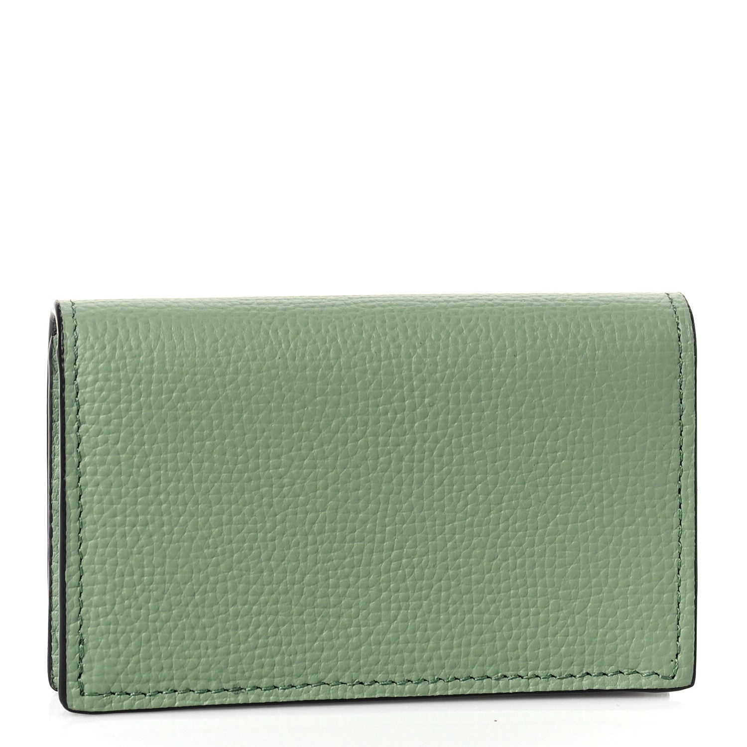 Loewe Pebble Grain Calfskin Anagram Business Cardholder Rosemary 3 of 8
