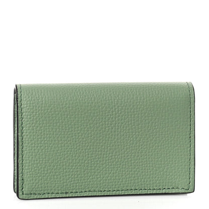 Loewe Pebble Grain Calfskin Anagram Business Cardholder Rosemary 3 of 8
