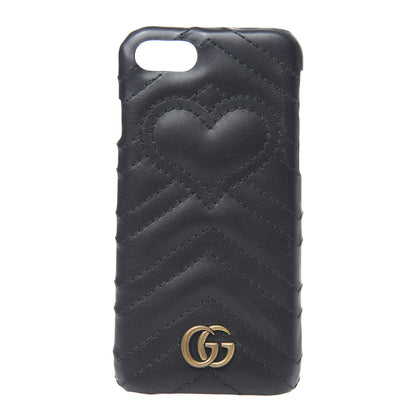 Gucci Calfskin Matelasse Marmont iPhone 7 Case Black 1 of 5