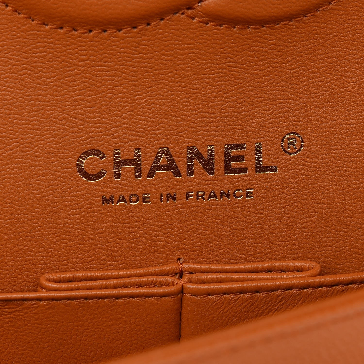 Chanel Caviar Quilted Medium Double Flap Light Brown 6 of 9