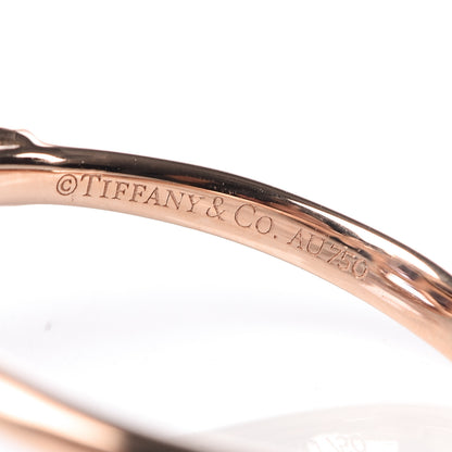 Tiffany 18K Rose Gold Amethyst Diamond Sparklers Cocktail Ring 51 5.75 5 of 6