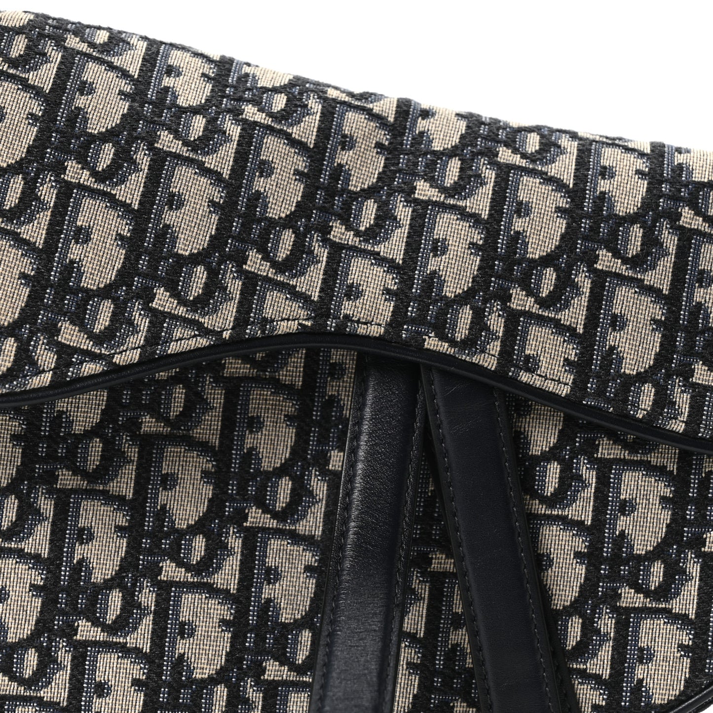Oblique Saddle Bag Blue
