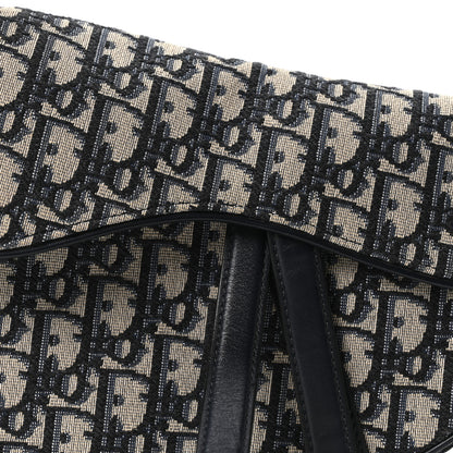 Christian Dior Oblique Saddle Bag Blue 8 of 10