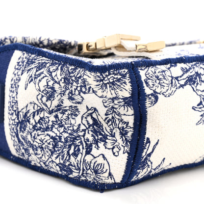 Christian Dior Canvas Embroidered Reve D'Infini Small Diorcamp Messenger  Blue 9 of 11