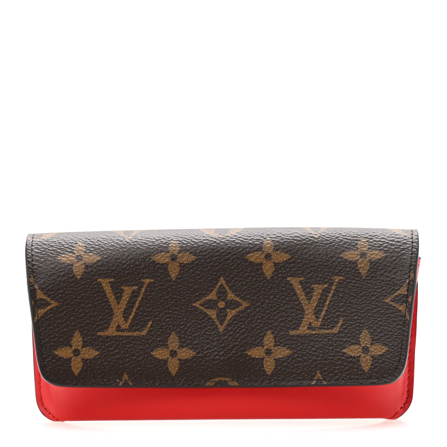 Louis Vuitton Monogram Woody Sunglass Case Rouge 1 of 9