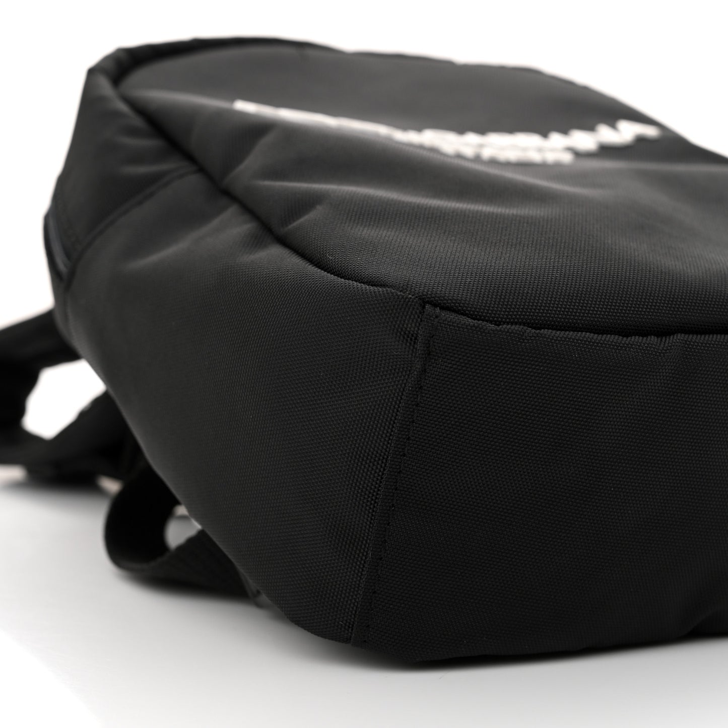 Nylon Logo Childrens Backpack Black