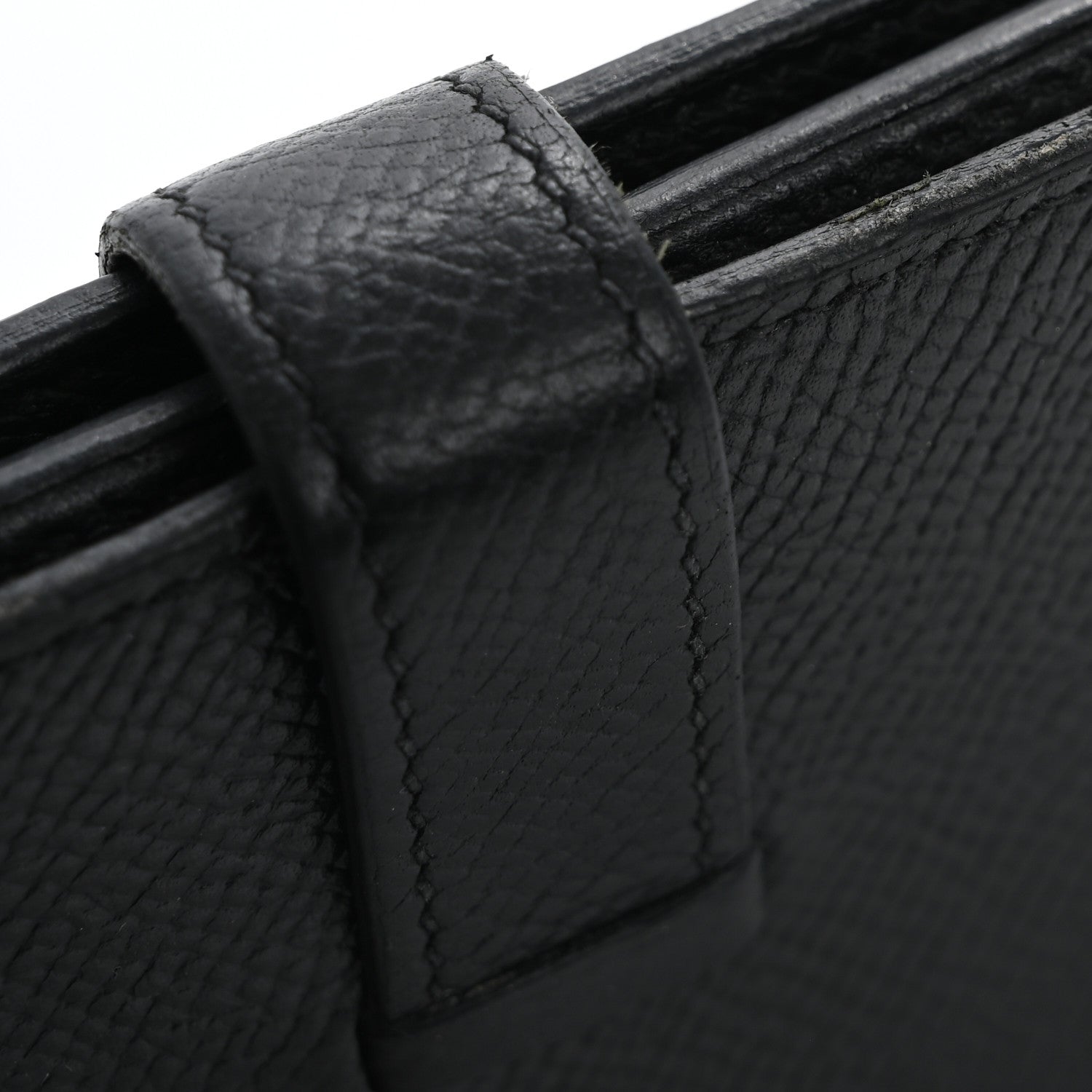 Hermes Epsom Bearn Gusset Wallet Black 14 of 15
