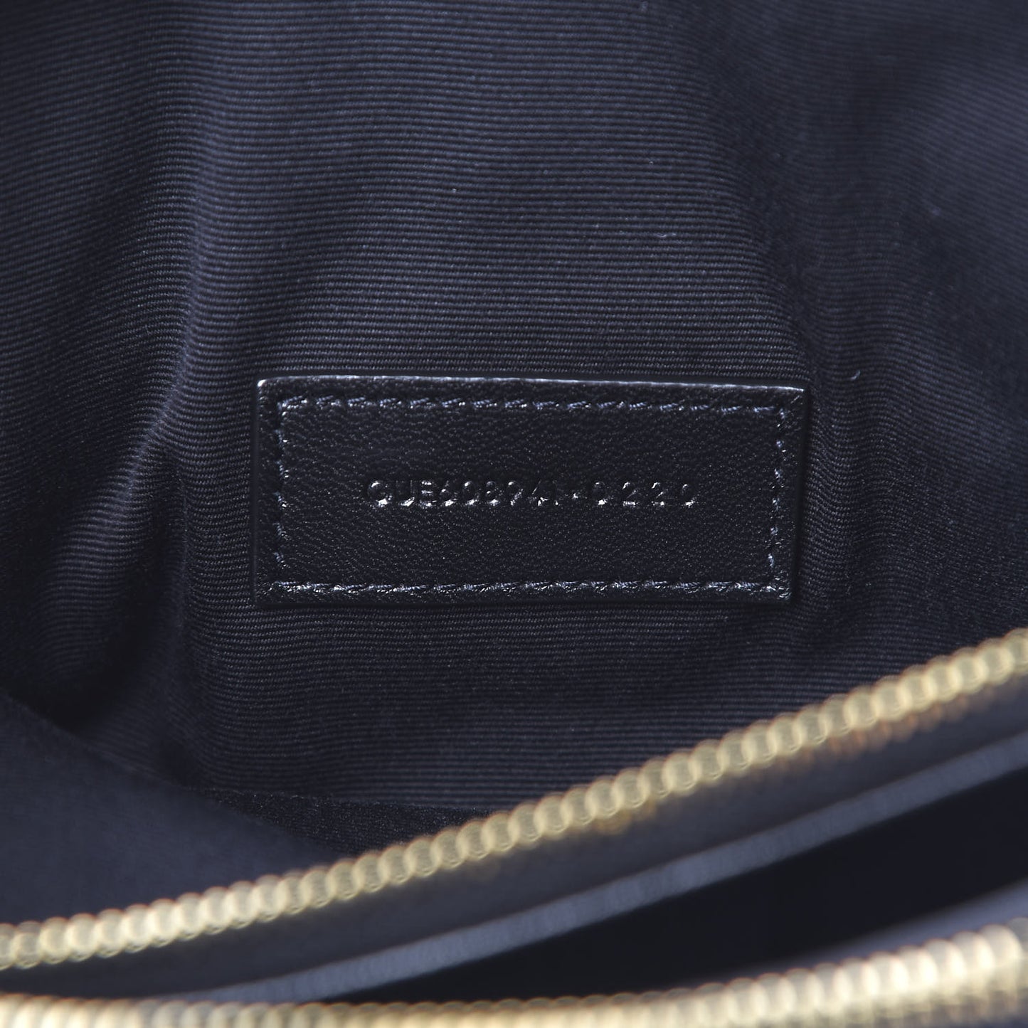 Grained Lambskin Quilted Mini Becky Double Zip Bag Black